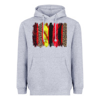 Heather Grey softball brushstroke Heavyweight Hoodie - Zillion Design Studio