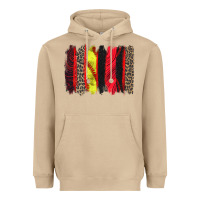 Mushroom softball brushstroke Heavyweight Hoodie - Zillion Design Studio
