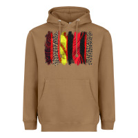 Toasted Coconut softball brushstroke Heavyweight Hoodie - Zillion Design Studio