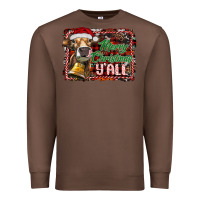 Chestnut merry christmas y'all Premium Sweatshirt - RanaPortraitStore