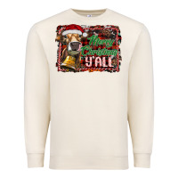 Sandshell merry christmas y'all Premium Sweatshirt - RanaPortraitStore