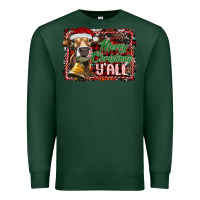 Sports Green merry christmas y'all Premium Sweatshirt - RanaPortraitStore