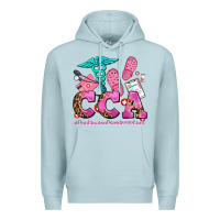 Blue Mist cca  continuing care assistant with crocs Premium Hoodie - AdoDesignShop