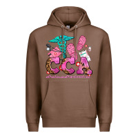 Chestnut cca  continuing care assistant with crocs Premium Hoodie - AdoDesignShop