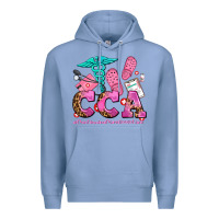 Colony Blue cca  continuing care assistant with crocs Premium Hoodie - AdoDesignShop