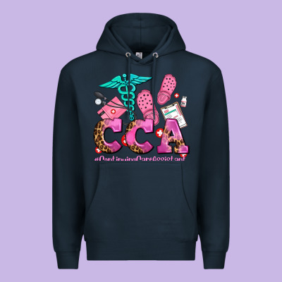 Cca  Continuing Care Assistant With Crocs Premium Hoodie Designed By Adodesignshop