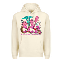 Sandshell cca  continuing care assistant with crocs Premium Hoodie - AdoDesignShop