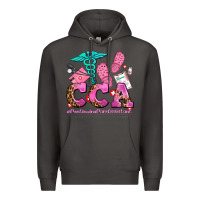 Smoke cca  continuing care assistant with crocs Premium Hoodie - AdoDesignShop