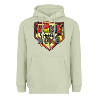 Matcha home sweet home softball Heavyweight Hoodie - Zillion Design Studio
