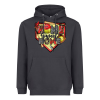 Smoke home sweet home softball Heavyweight Hoodie - Zillion Design Studio