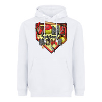 White home sweet home softball Heavyweight Hoodie - Zillion Design Studio