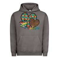 Pigment Tornado autism hearts leopard cowhide Urban Hoodie - Artiststas