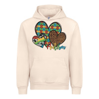 Sandshell autism hearts leopard cowhide Urban Hoodie - Artiststas