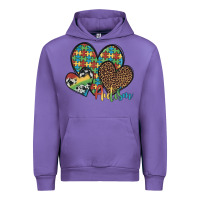 Tulip autism hearts leopard cowhide Urban Hoodie - Artiststas