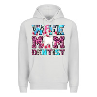 Wife Mom Dentist With Tooth And Floss Premium Hoodie | Teevron