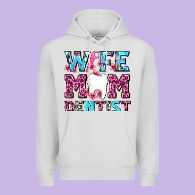 Wife Mom Dentist With Tooth And Floss Premium Hoodie Designed By Adodesignshop