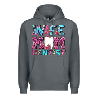 Rock Wife Mom Dentist With Tooth And Floss Premium Hoodie - AdoDesignShop