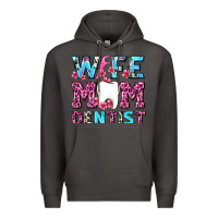 Smoke Wife Mom Dentist With Tooth And Floss Premium Hoodie - AdoDesignShop