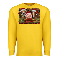 Lemon merry christmas farm animals Premium Sweatshirt - RanaPortraitStore