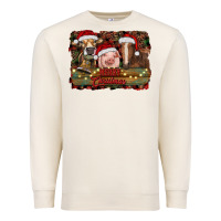 Sandshell merry christmas farm animals Premium Sweatshirt - RanaPortraitStore