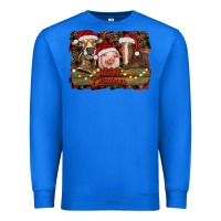 True Royal merry christmas farm animals Premium Sweatshirt - RanaPortraitStore