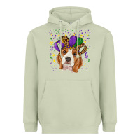 Matcha Mardi gras beagle Heavyweight Hoodie - RanaPortraitStore
