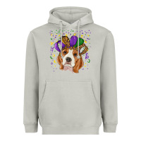 Moon Dust Mardi gras beagle Heavyweight Hoodie - RanaPortraitStore