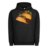 Pigment Black mexican taco's Urban Hoodie - AdoDesignShop