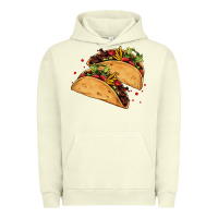 Pigment Pistachio mexican taco's Urban Hoodie - AdoDesignShop