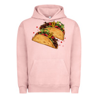 Pigment Salmon mexican taco's Urban Hoodie - AdoDesignShop