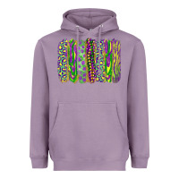 Lavender Mardi gras brush stroke Heavyweight Hoodie - RanaPortraitStore