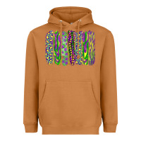 Meerkat Mardi gras brush stroke Heavyweight Hoodie - RanaPortraitStore
