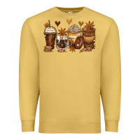 Antique Gold melanin afro coffee cups Premium Sweatshirt - Zillion Design Studio