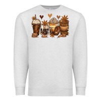 Oatmeal Heather melanin afro coffee cups Premium Sweatshirt - Zillion Design Studio