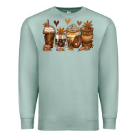 Seafoam melanin afro coffee cups Premium Sweatshirt - Zillion Design Studio
