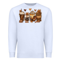 White melanin afro coffee cups Premium Sweatshirt - Zillion Design Studio