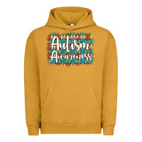 Pigment Peanut Butter autism awareness puzzle background Urban Hoodie - Artiststas