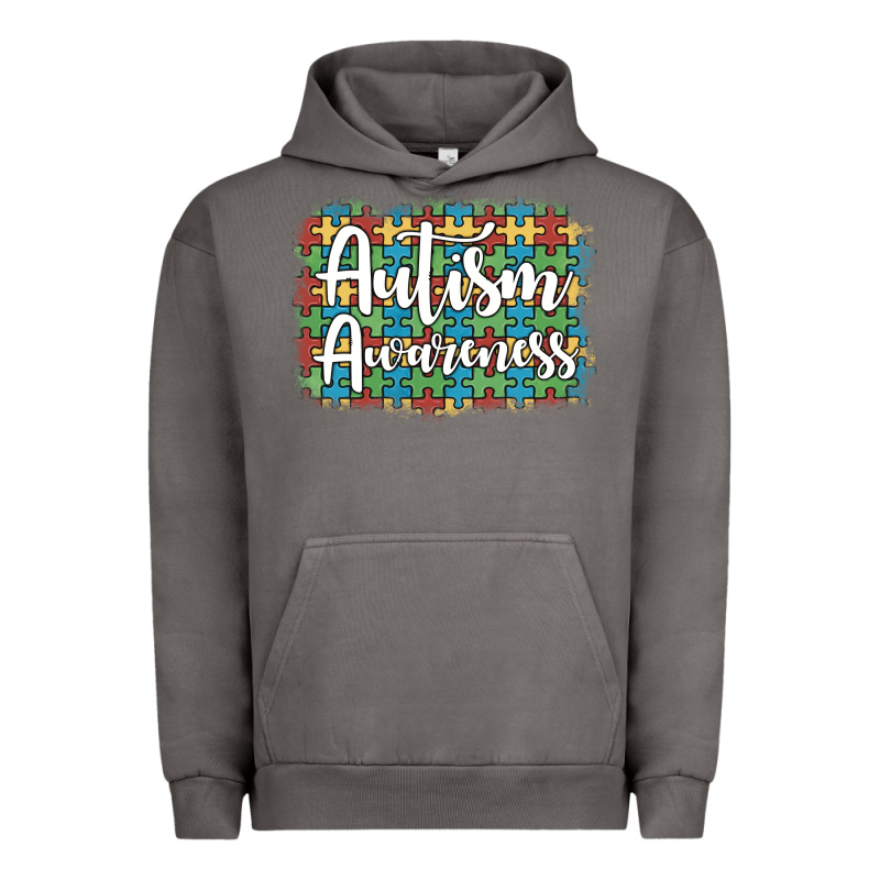 Autism Awareness Puzzle Background Urban Hoodie by Artiststas | Teevron