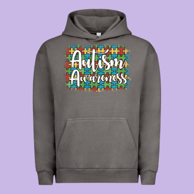 Autism Awareness Puzzle Background Urban Hoodie Designed By Artiststas