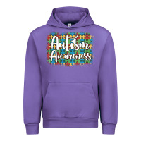 Tulip autism awareness puzzle background Urban Hoodie - Artiststas