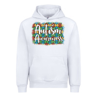 White autism awareness puzzle background Urban Hoodie - Artiststas