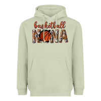 Matcha basketball nana with leopard Heavyweight Hoodie - texasbilliewilder