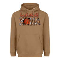 Toasted Coconut basketball nana with leopard Heavyweight Hoodie - texasbilliewilder