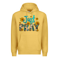 Antique Gold just pray Premium Hoodie - Artiststas