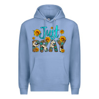 Colony Blue just pray Premium Hoodie - Artiststas