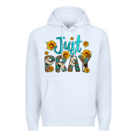 White just pray Premium Hoodie - Artiststas