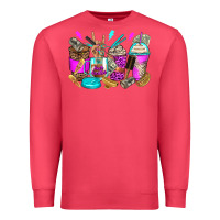 Cardinal hair hustler coffee cups Premium Sweatshirt - Zillion Design Studio