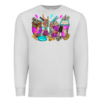 Dove Grey hair hustler coffee cups Premium Sweatshirt - Zillion Design Studio