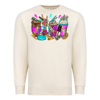 Sandshell hair hustler coffee cups Premium Sweatshirt - Zillion Design Studio