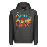 Charcoal Heather sweet one watermelon Premium Hoodie - Artiststas